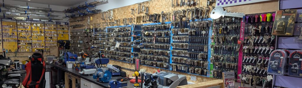 GT Locksmiths, large range of keys for key cutting in stock ranging from house hold to boat and plant machinery